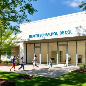 Exterior view of the Kisner Center for Pediatric Behavioral Health in Augusta.