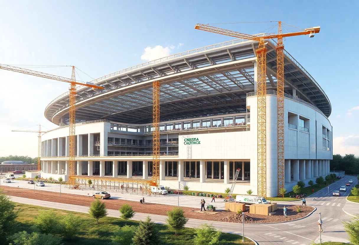 Construction of new arena in Augusta, Georgia