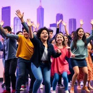 Students performing in 'Newsies' at Augusta Christian School