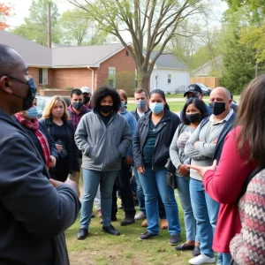 Citizens of Augusta discussing community safety issues
