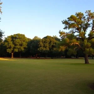 A peaceful view of Augusta, GA in remembrance of Ben L. Harbin.