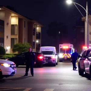 Emergency response at MacArthur Park Apartments after shooting