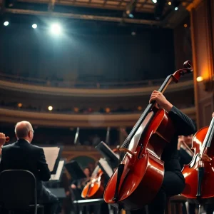 Musicians performing in the Augusta Symphony Orchestra