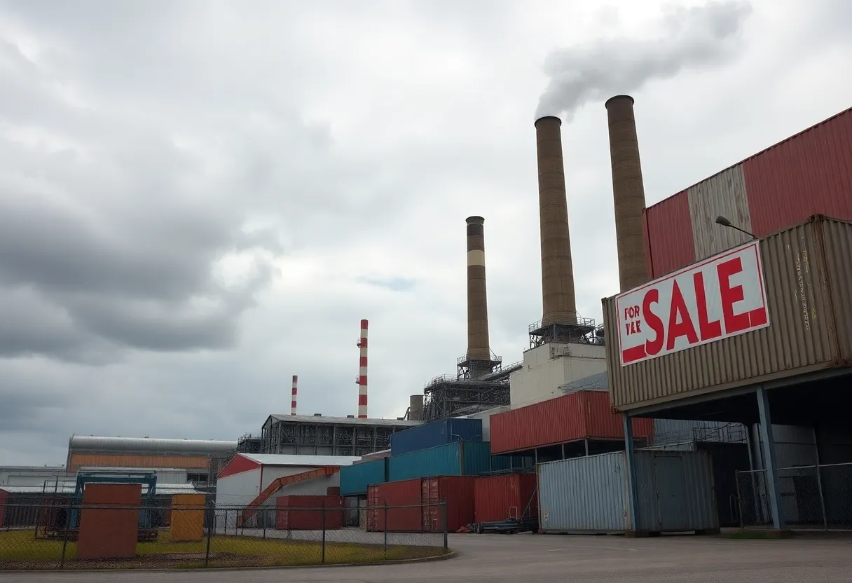 Containerboard mill environment with closed sign