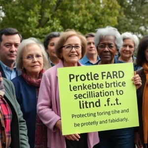 Community gathering focused on elder protection