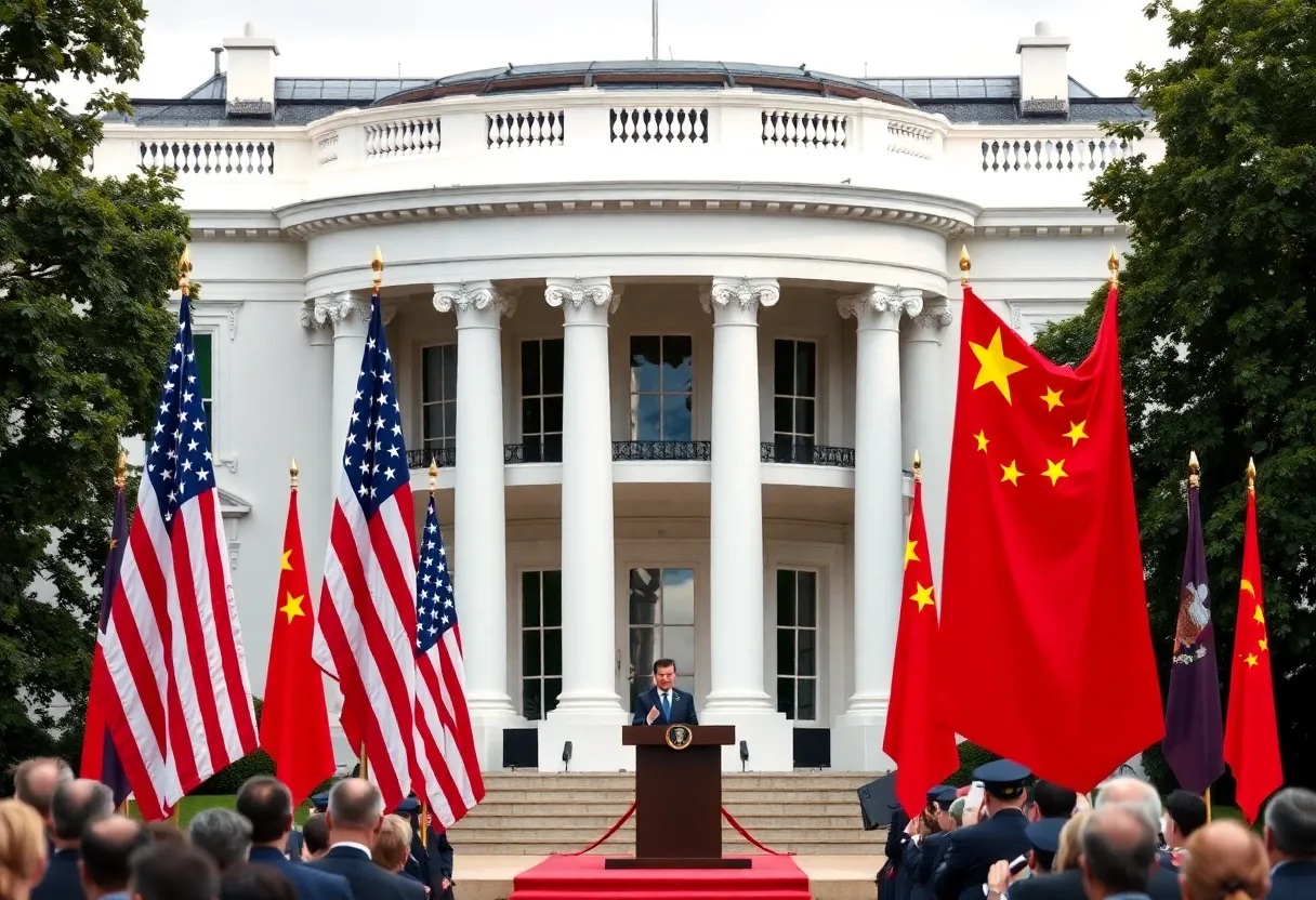 Ceremony for the swearing-in of the U.S. ambassador to China