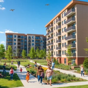 Groundbreaking ceremony for Harrison Village affordable housing project in Gainesville