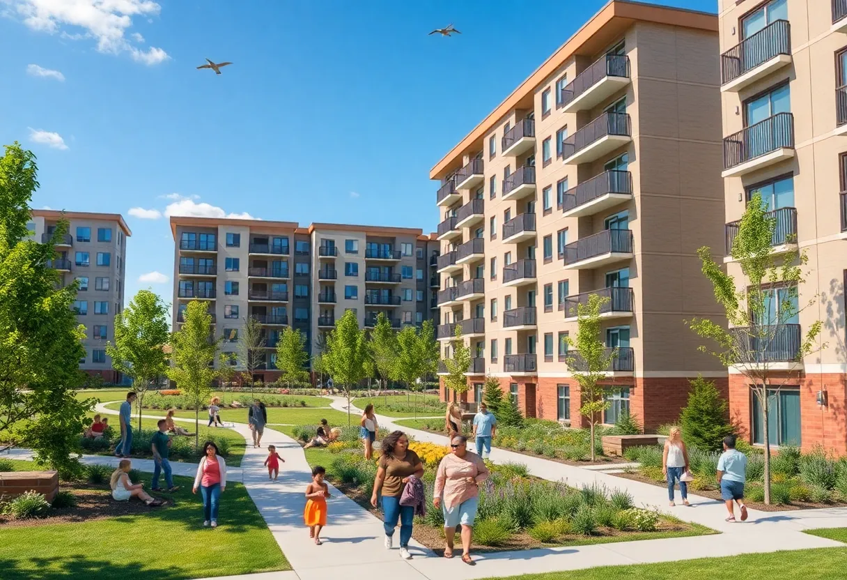Groundbreaking ceremony for Harrison Village affordable housing project in Gainesville