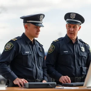 Law enforcement officers using technology to combat child exploitation
