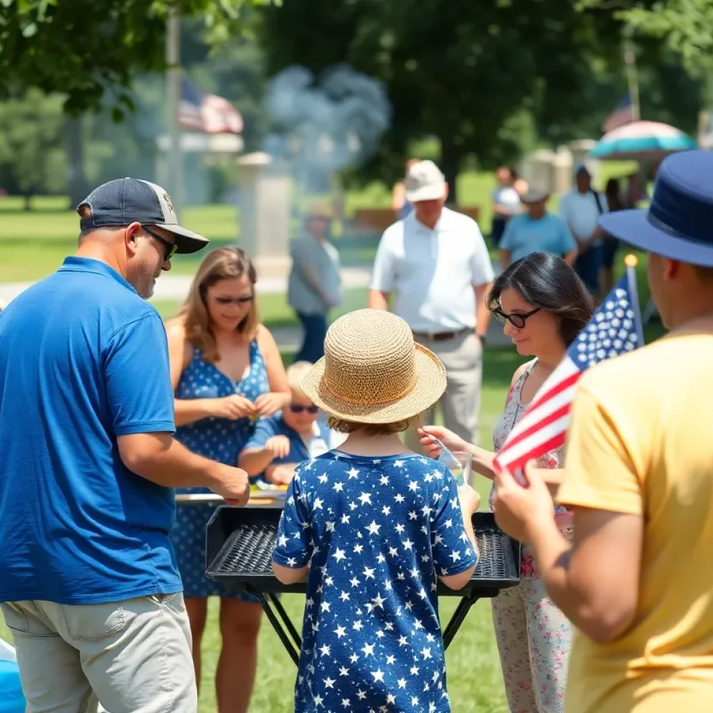 Families enjoying Memorial Day weekend activities in Georgia