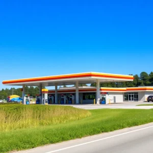 Exterior view of the new Buc-ee’s store in Glynn County