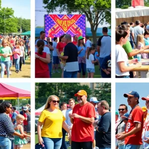 Community members engaging in events in North Augusta