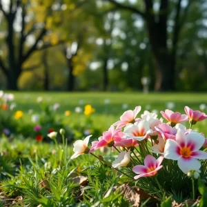 A serene nature scene representing memorial and remembrance.