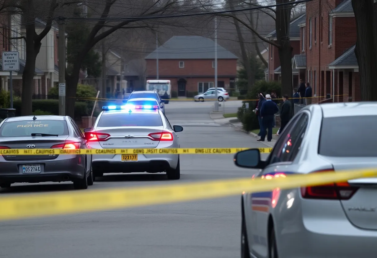 Police presence in Augusta after a shooting incident