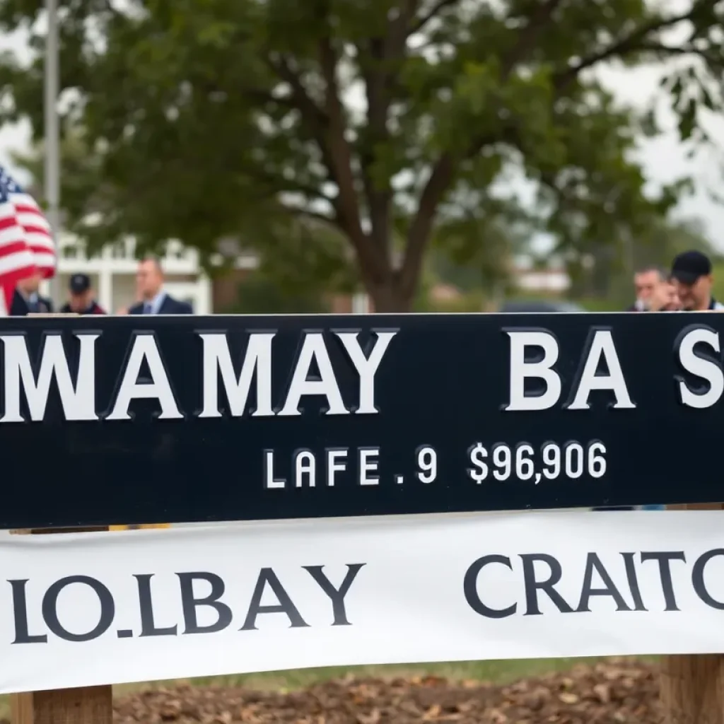 Sign change at Fort Gordon military base