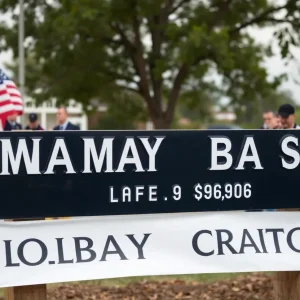 Sign change at Fort Gordon military base