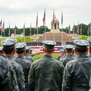 Ceremony honoring the renaming of Fort Gordon