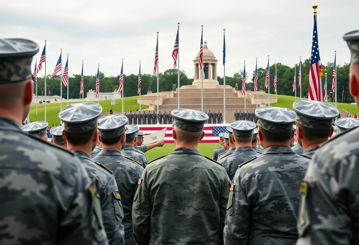 Ceremony honoring the renaming of Fort Gordon