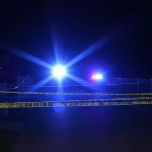 Police presence at a shooting scene in Harrisburg.