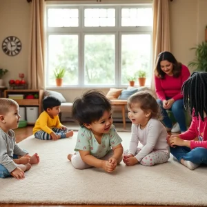 Children in a nurturing foster home environment in Augusta