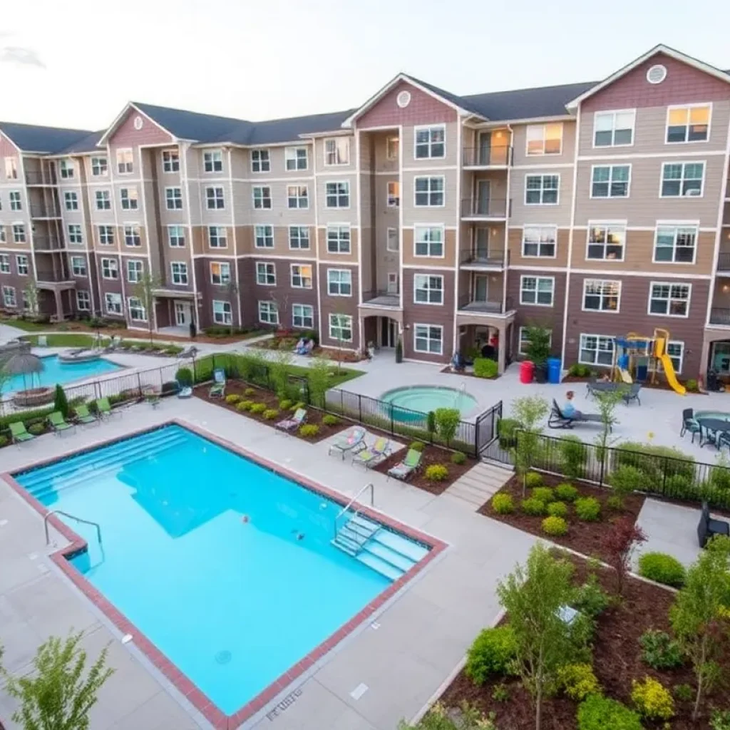 Exterior view of Sage Creek Apartments, Augusta, GA