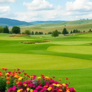 Rendering of the new par-3 course at Augusta.