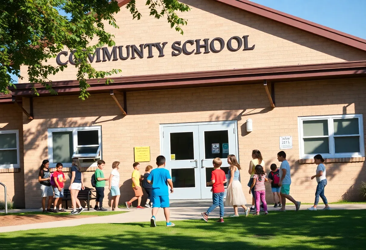 Children participating in after-school programs at a community center.