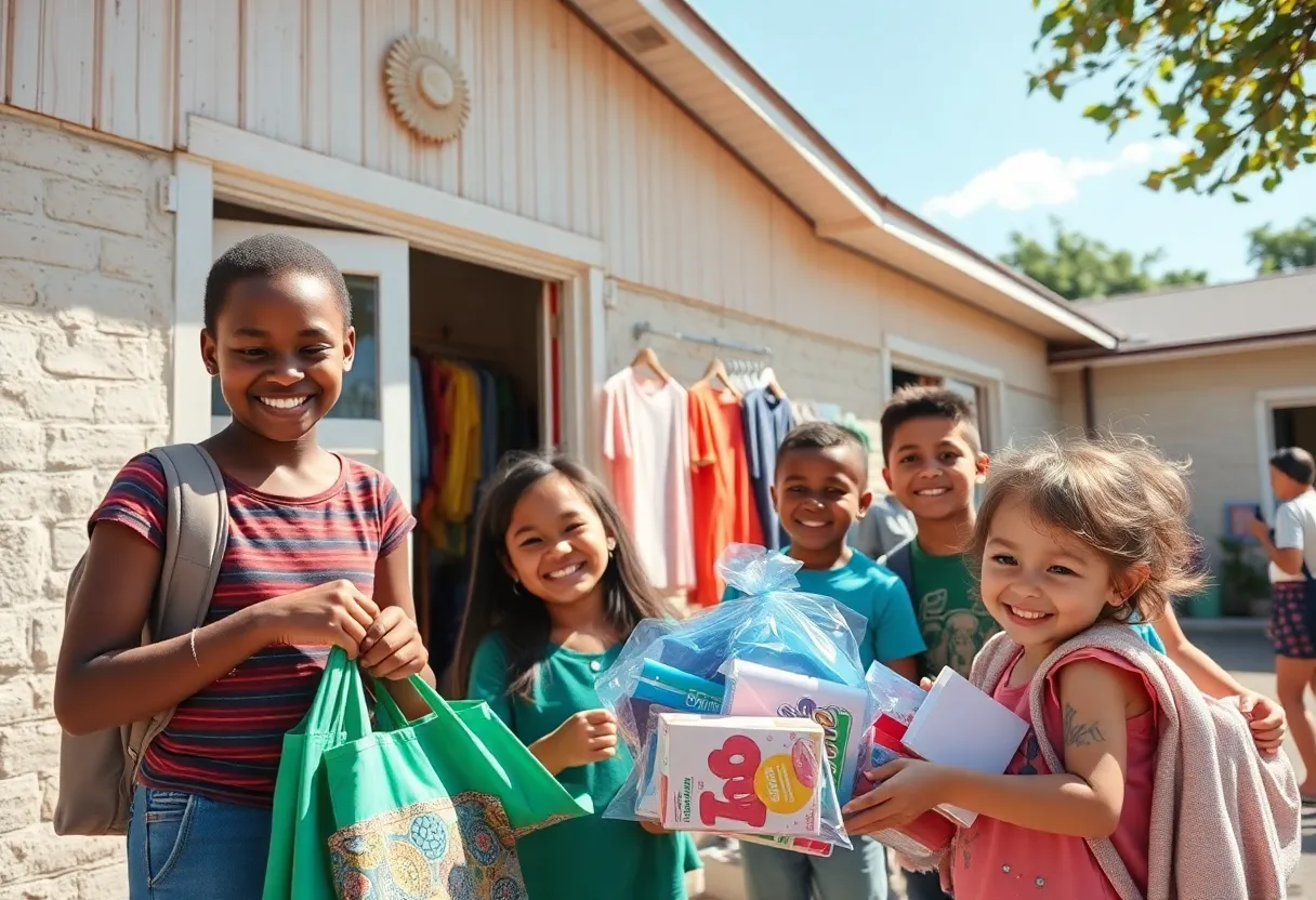 Families receiving help at Augusta Dream Center