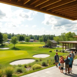 Community engagement at the Augusta golf course renovation site
