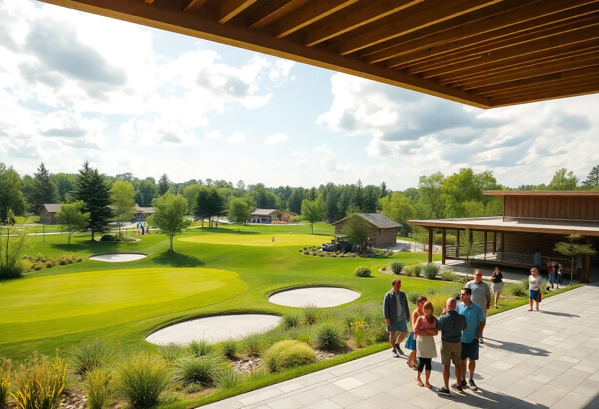 Community engagement at the Augusta golf course renovation site