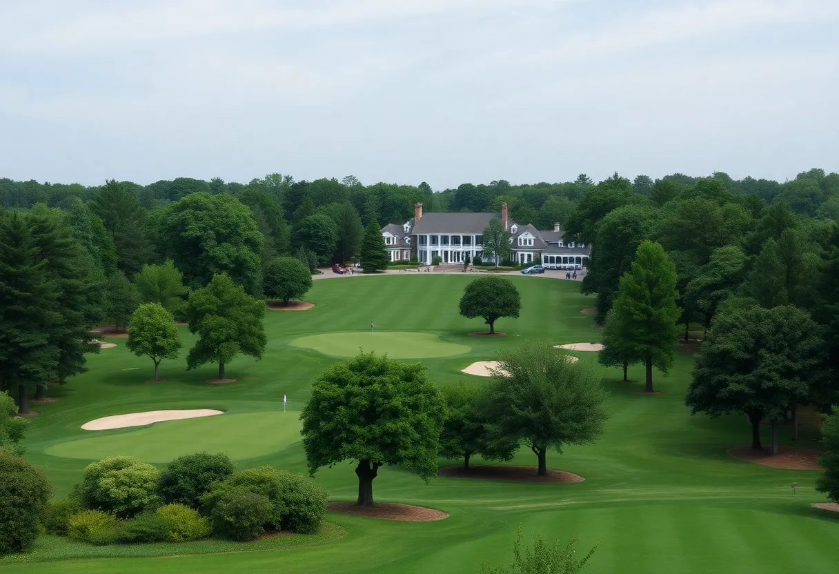 Scenic view of the Augusta National Golf Club course