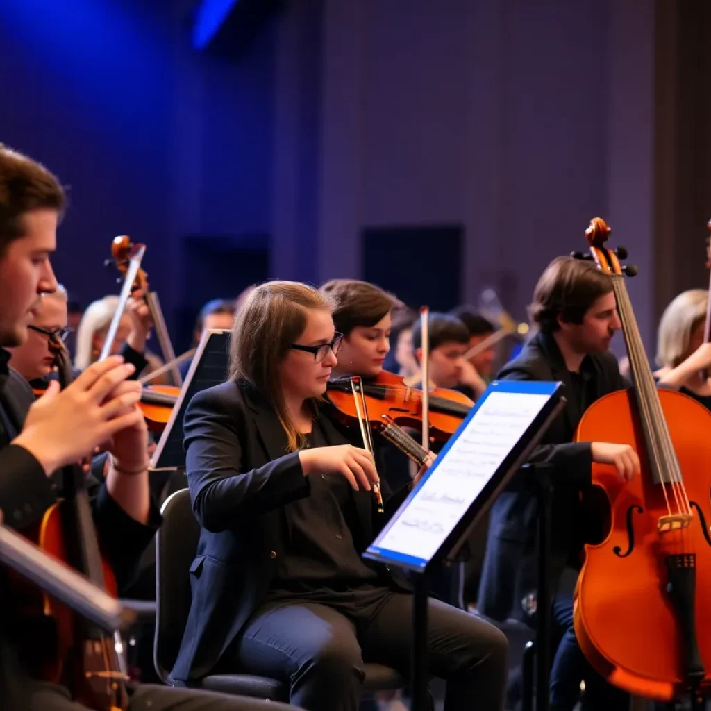 Orchestra performance by the Augusta Symphony