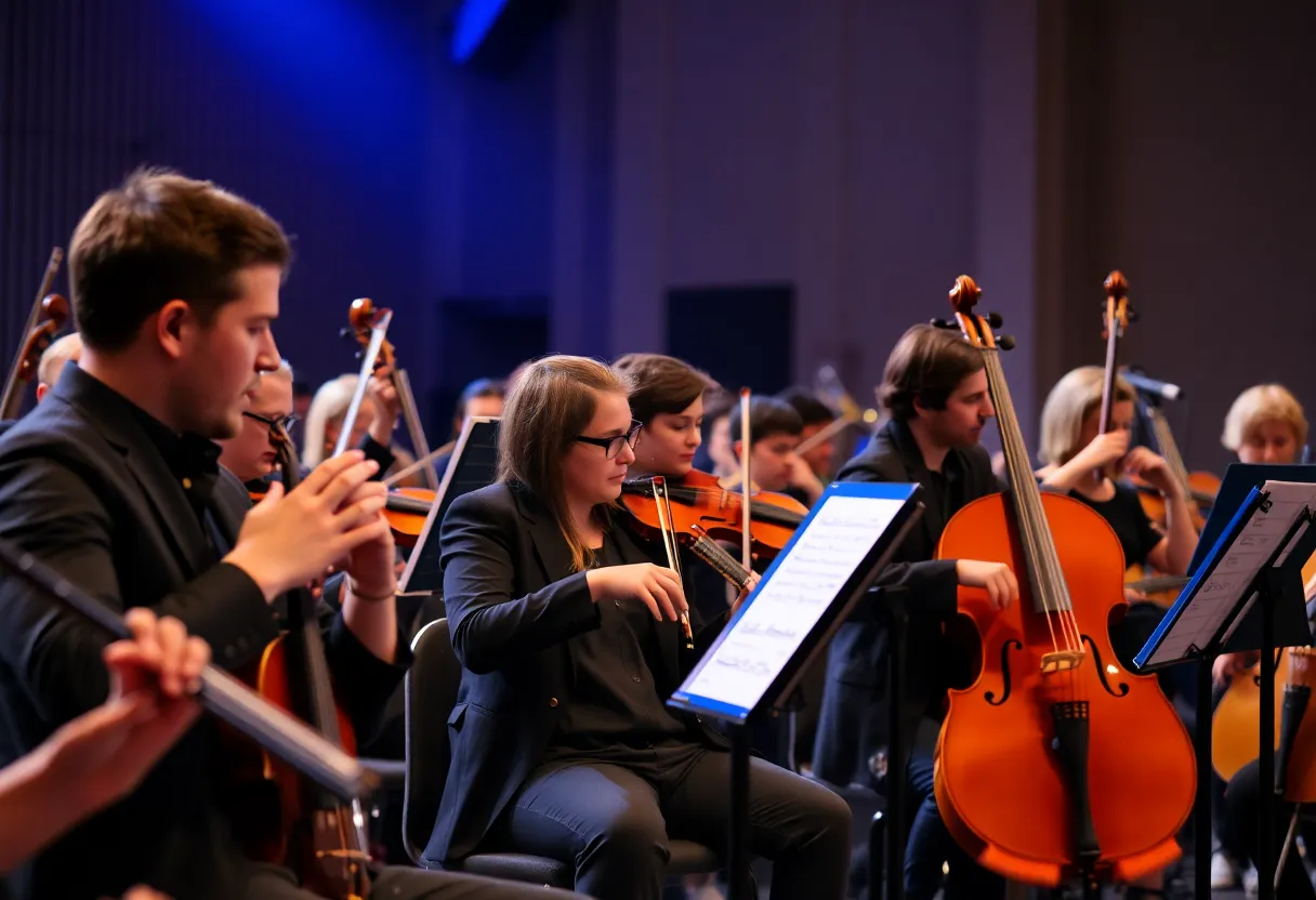 Orchestra performance by the Augusta Symphony