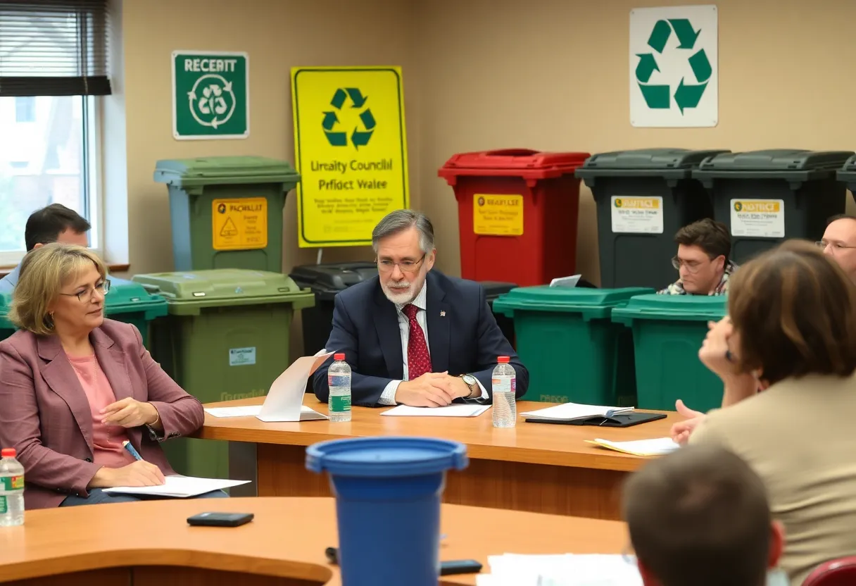 City officials discussing trash collection fees in Augusta