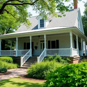 A charming Southern home in Augusta, Georgia, showcasing beautiful architecture and serene surroundings.
