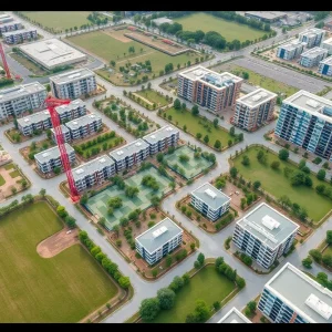 Planned urban development site in North Augusta