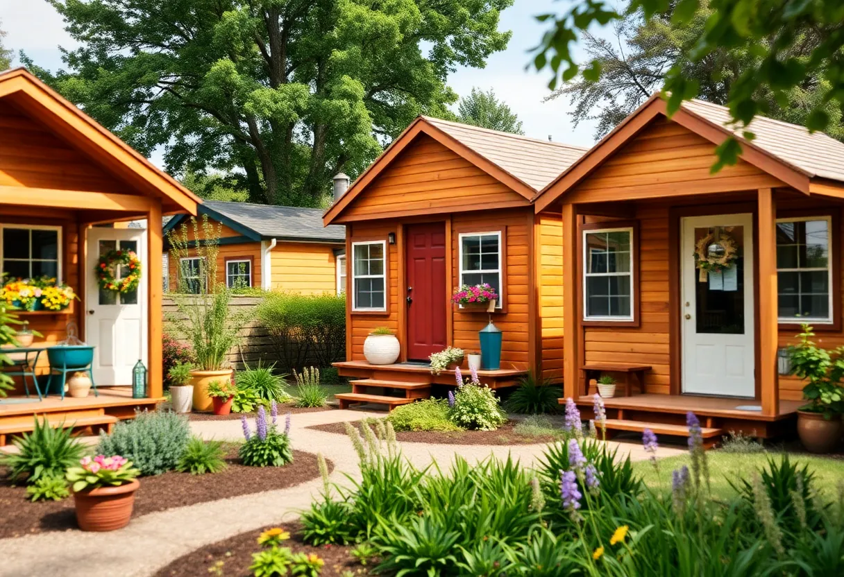 Tiny home community for youth in Augusta, Georgia