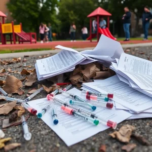 Medical waste found in an Augusta neighborhood near children’s playground
