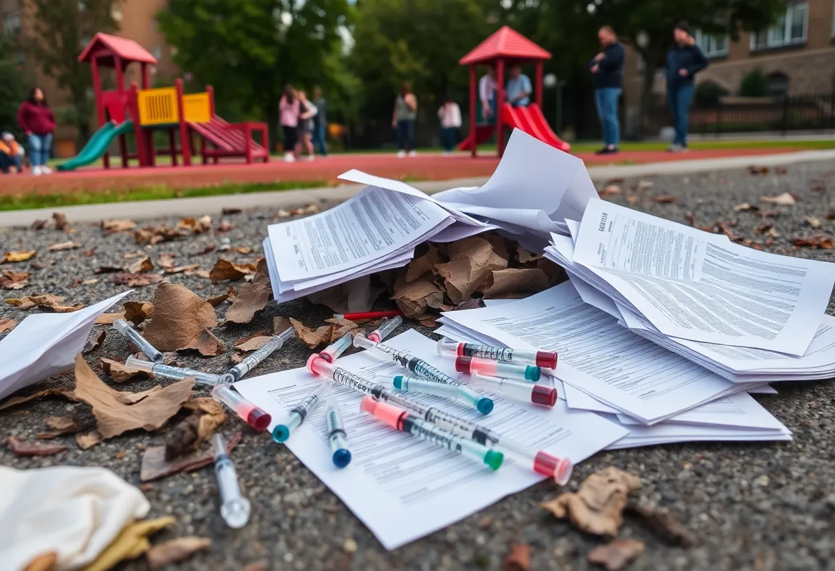 Medical waste found in an Augusta neighborhood near children’s playground