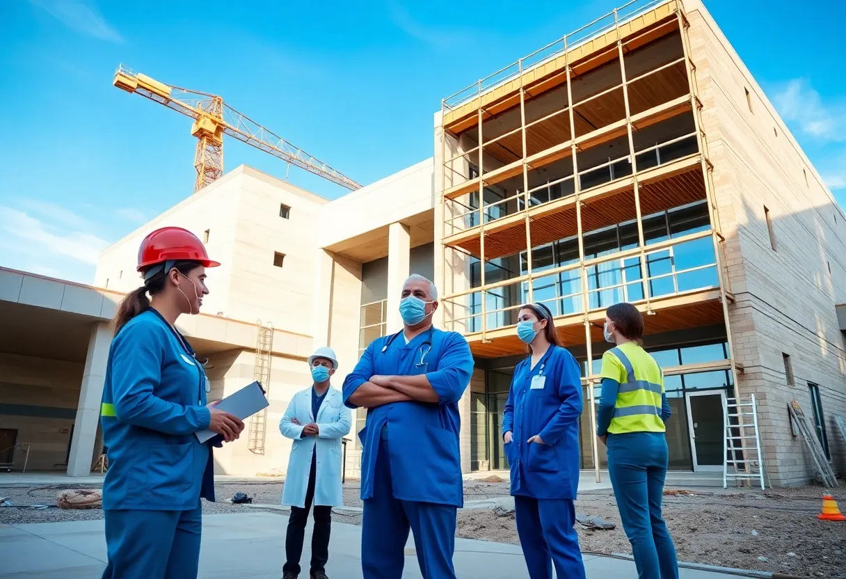 Renovation work at Doctors Hospital of Augusta