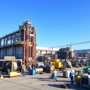Modern manufacturing facility representing economic expansion