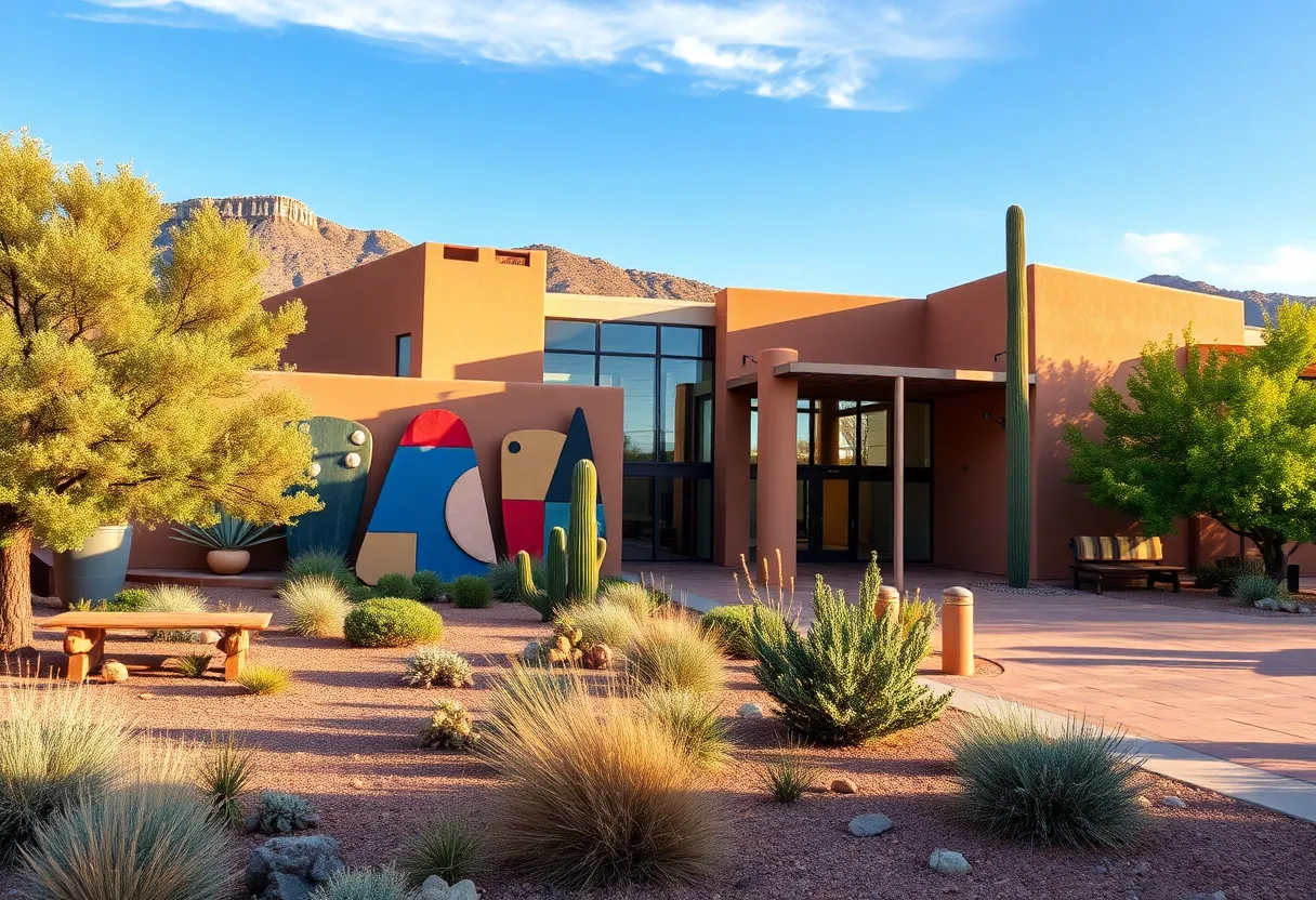 Art museum expansion reflecting Georgia O'Keeffe's artistic legacy