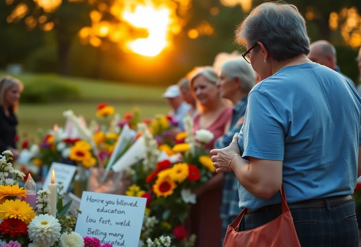 A community gathering to honor the memory of educator Pat Brigham.