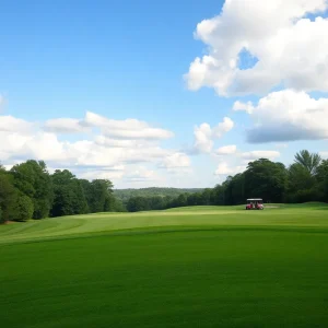 Beautiful landscape of Trinity Forest Golf Club