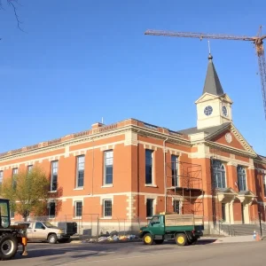 Renovation in progress at the historic Academy of Richmond County