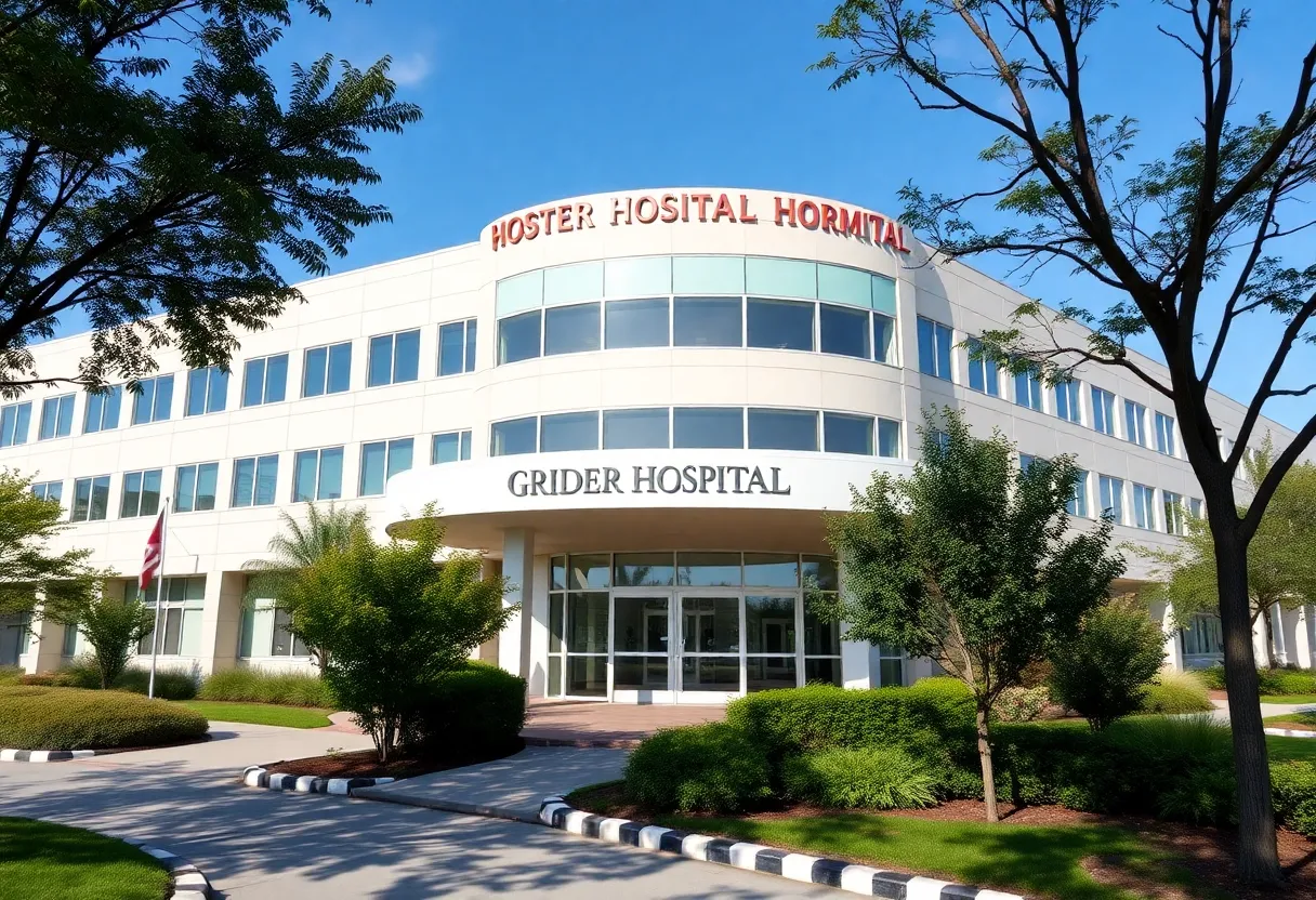 Exterior view of AdventHealth Redmond hospital