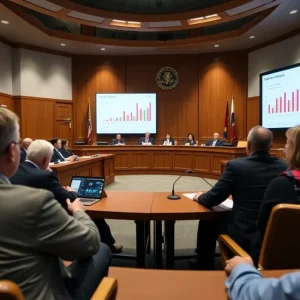 City council discussing budget challenges