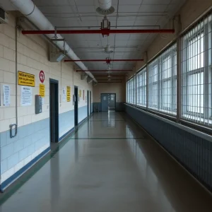 Correctional facility environment highlighting safety concerns