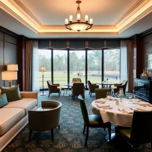 Luxury accommodations for the Masters tournament at Augusta National Golf Club