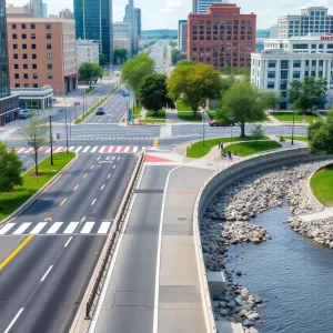Visual representation of Augusta's SPLOST 9 urban improvement projects.